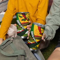 South Africa Freedom Day Tumbler Cup Mandela Legacy National Pride Protea Flower