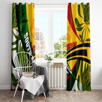 South Africa Freedom Day Window Curtain Mandela Legacy National Pride Protea Flower