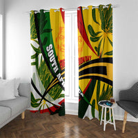South Africa Freedom Day Window Curtain Mandela Legacy National Pride Protea Flower
