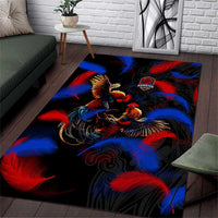 Puerto Rican Rooster Area Rug Puerto Rico Pride and Power Spirit