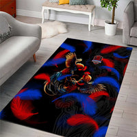 Puerto Rican Rooster Area Rug Puerto Rico Pride and Power Spirit