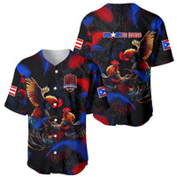 Puerto Rican Rooster Baseball Jersey Puerto Rico Pride and Power Spirit