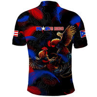 Puerto Rican Rooster Polo Shirt Puerto Rico Pride and Power Spirit