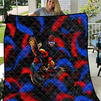Puerto Rican Rooster Quilt Puerto Rico Pride and Power Spirit