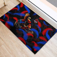 Puerto Rican Rooster Rubber Doormat Puerto Rico Pride and Power Spirit