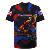 Puerto Rican Rooster Rugby Jersey Puerto Rico Pride and Power Spirit
