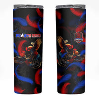 Puerto Rican Rooster Skinny Tumbler Puerto Rico Pride and Power Spirit