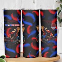 Puerto Rican Rooster Skinny Tumbler Puerto Rico Pride and Power Spirit