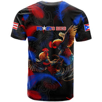 Puerto Rican Rooster T Shirt Puerto Rico Pride and Power Spirit