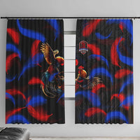 Puerto Rican Rooster Window Curtain Puerto Rico Pride and Power Spirit