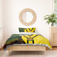 South Africa Coat Of Arms Bedding Set Protea Unity Heritage
