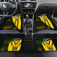 South Africa Coat Of Arms Car Mats Protea Unity Heritage