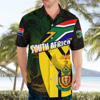 South Africa Coat Of Arms Hawaiian Shirt Protea Unity Heritage