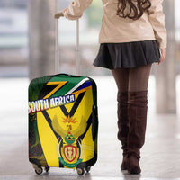 South Africa Coat Of Arms Luggage Cover Protea Unity Heritage