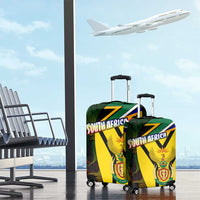 South Africa Coat Of Arms Luggage Cover Protea Unity Heritage