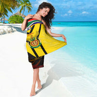 South Africa Coat Of Arms Sarong Protea Unity Heritage