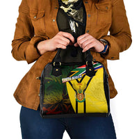 South Africa Coat Of Arms Shoulder Handbag Protea Unity Heritage