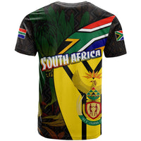 South Africa Coat Of Arms T Shirt Protea Unity Heritage