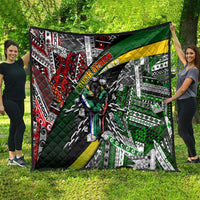 South Africa Never Give Up Quilt SA Fist of Freedom