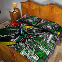 South Africa Never Give Up Quilt Bed Set SA Fist of Freedom