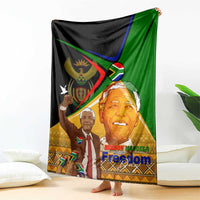 Nelson Mandela Happy Freedom Day Blanket South Africa Heritage Victory Art