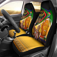 Nelson Mandela Happy Freedom Day Car Seat Cover South Africa Heritage Victory Art