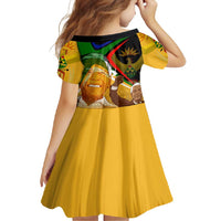 Nelson Mandela Happy Freedom Day Family Matching Long Sleeve Bodycon Dress and Hawaiian Shirt South Africa Heritage Victory Art