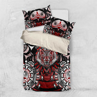 Haida Wolf Bedding Set Canada Indigenous Art