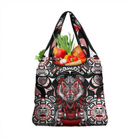 Haida Wolf Grocery Bag Canada Indigenous Art