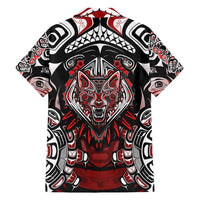 Haida Wolf Hawaiian Shirt Canada Indigenous Art
