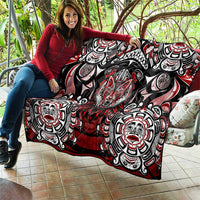 Haida Wolf Quilt Canada Indigenous Art