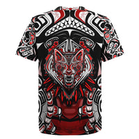 Haida Wolf Rugby Jersey Canada Indigenous Art