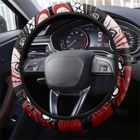 Haida Wolf Steering Wheel Cover Canada Indigenous Art