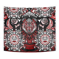 Haida Wolf Tapestry Canada Indigenous Art