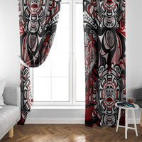Haida Wolf Window Curtain Canada Indigenous Art
