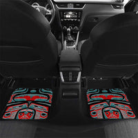Canada Coat of Arms Haida Car Mats Maple Leaf Flag Indigenous Art