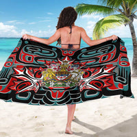 Canada Coat of Arms Haida Sarong Maple Leaf Flag Indigenous Art