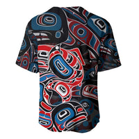 Haida Native Art Fish Baseball Jersey Canada Indigenous Art