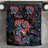 Haida Native Art Fish Bedding Set Canada Indigenous Art