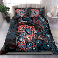 Haida Native Art Fish Bedding Set Canada Indigenous Art