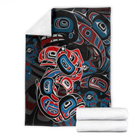Haida Native Art Fish Blanket Canada Indigenous Art