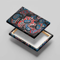 Haida Native Art Fish Canvas Wall Art Canada Indigenous Art