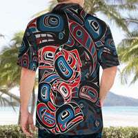 Haida Native Art Fish Hawaiian Shirt Canada Indigenous Art