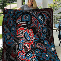 Haida Native Art Fish Quilt Canada Indigenous Art