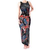 Haida Native Art Fish Tank Maxi Dress Canada Indigenous Art