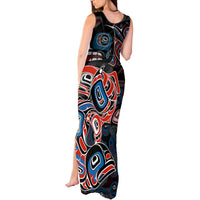 Haida Native Art Fish Tank Maxi Dress Canada Indigenous Art