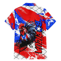 Boricua Pride Rooster Flag Puerto Rico Family Matching Mermaid Dress and Hawaiian Shirt