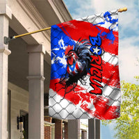 Boricua Pride Rooster Flag Puerto Rico Garden Flag
