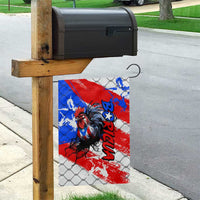 Boricua Pride Rooster Flag Puerto Rico Garden Flag