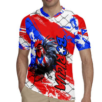 Boricua Pride Rooster Flag Puerto Rico Rugby Jersey